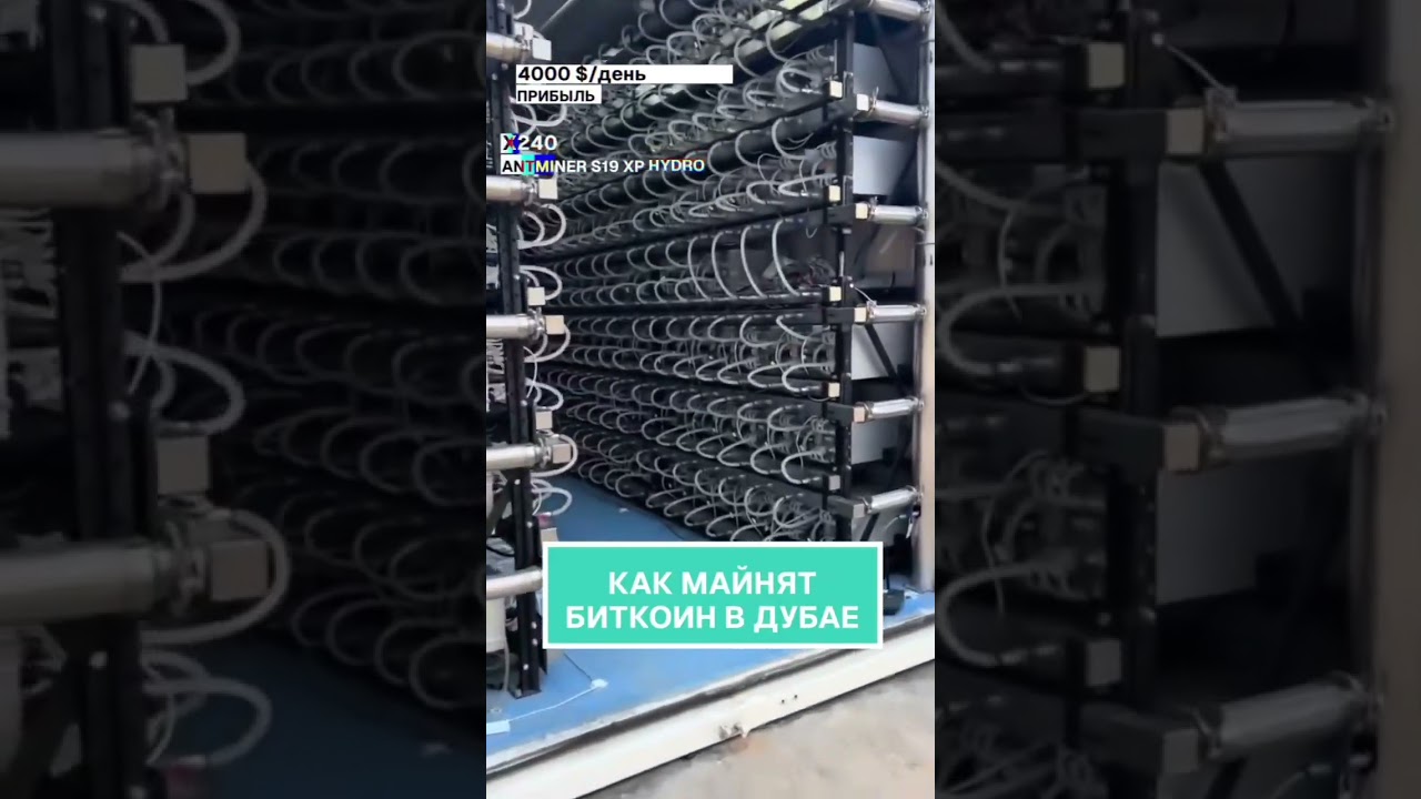 Криптоферма в Дубае. Питается газовыми генераторами #дубай #криптомир #майнингкриптовалюты