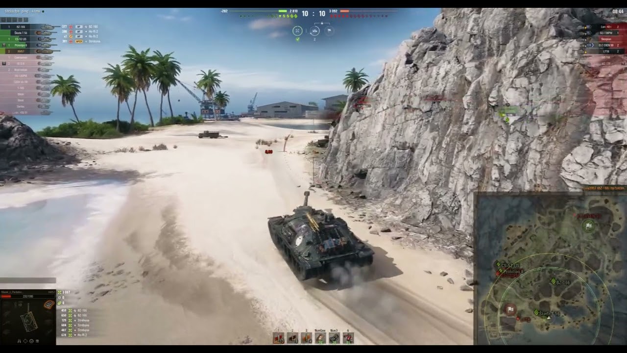 WoT - XM57 (stíhač Tier VIII) - Ústřicová zátoka - Marek_z_Pardubic CZ