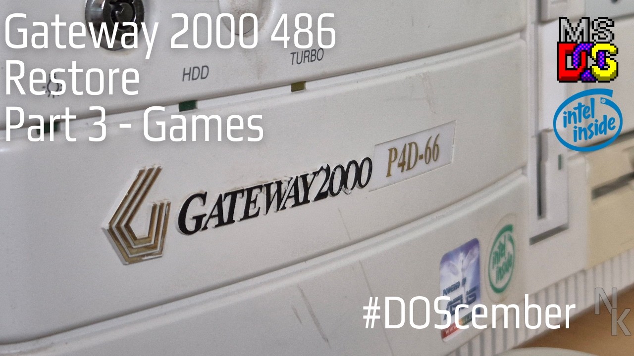Восстановление Gateway 2000 486 — Часть 3 — Игры