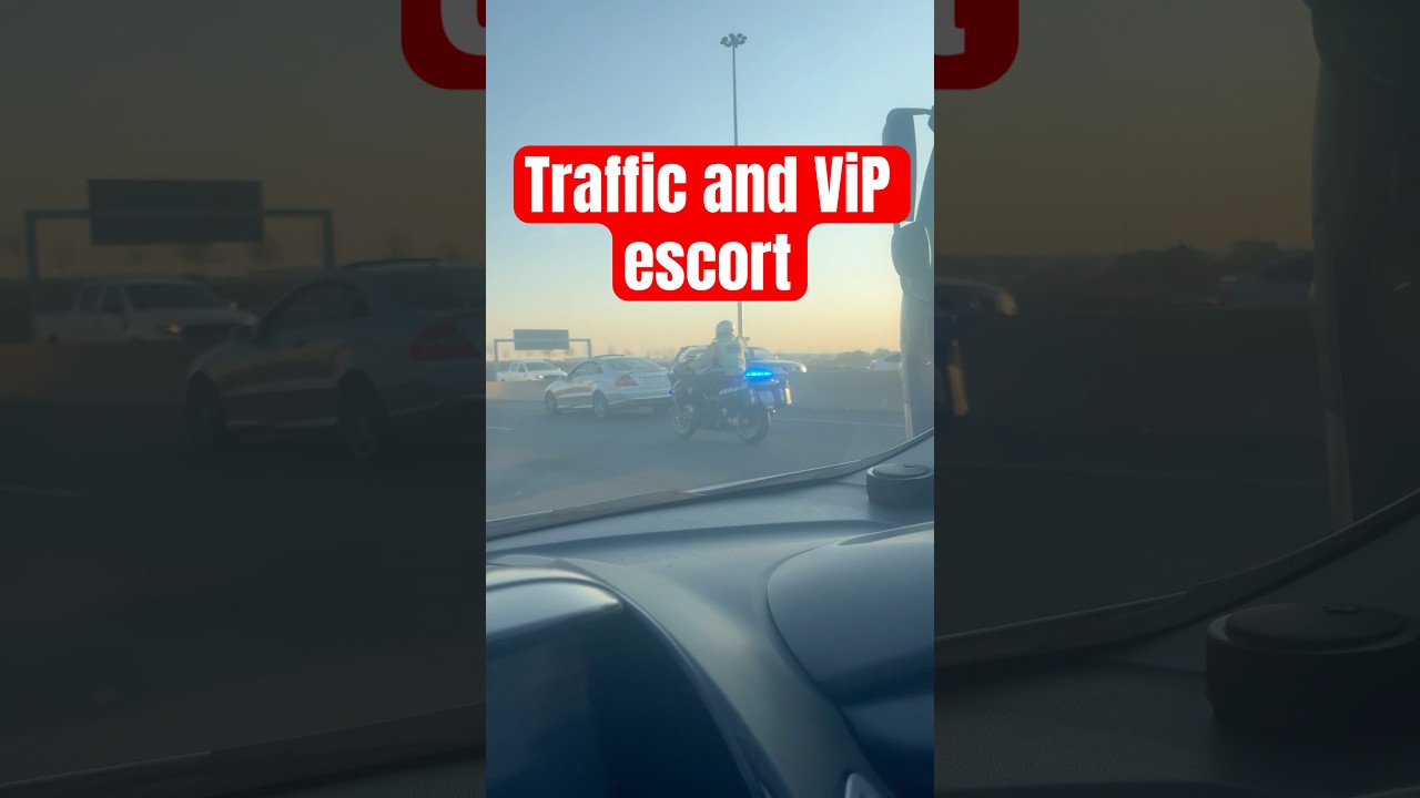 Presidential Escort Spotted in Traffic | VIP Convoy on the Move