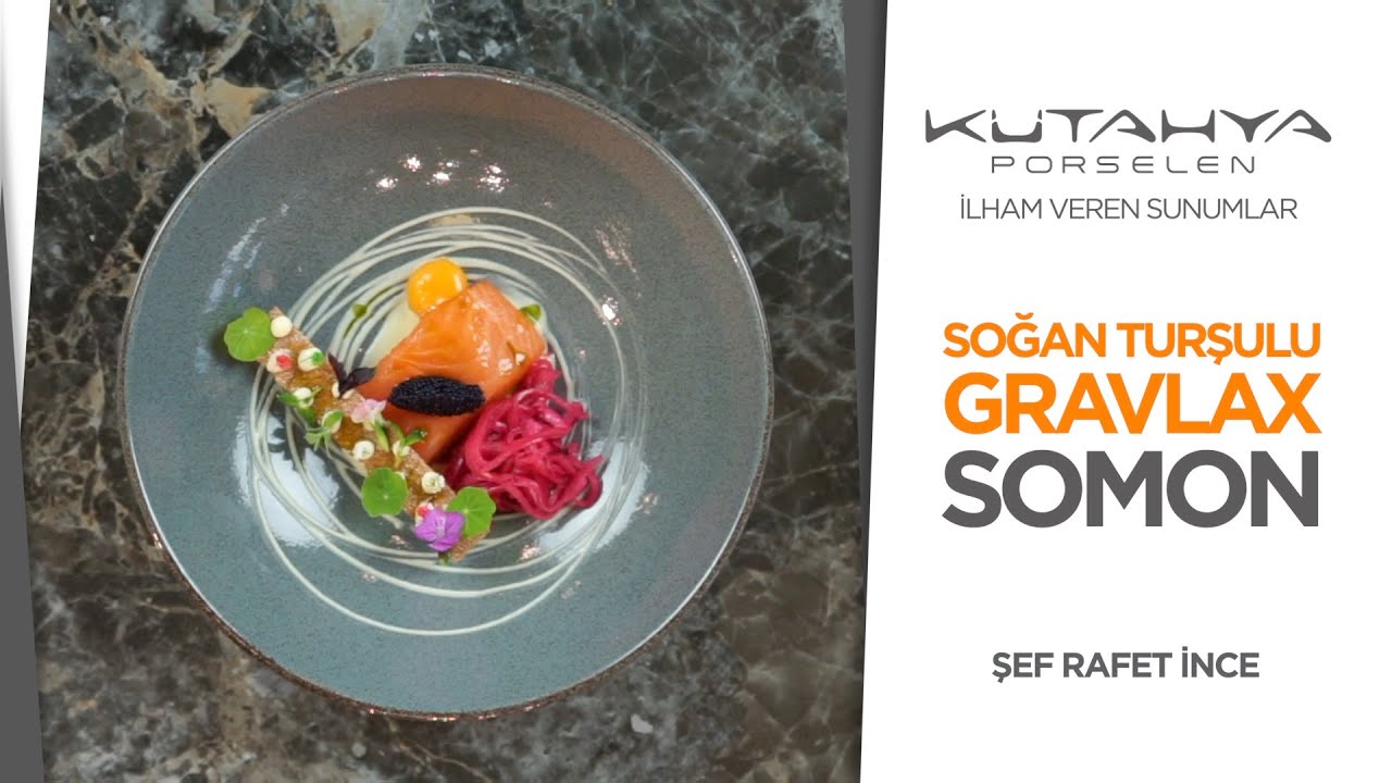 İlham Veren Sunumlar - Soğan Turşulu Gravlax Somon