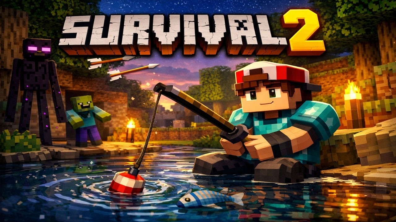 Minecraft survival 2 qism