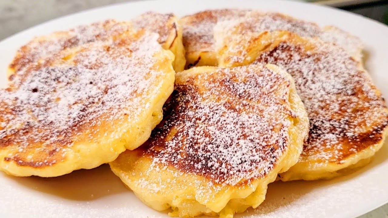 ¡La Receta de Desayuno Más Fácil y Rica! Tortitas de Manzana Jugosas en 5 Minutos