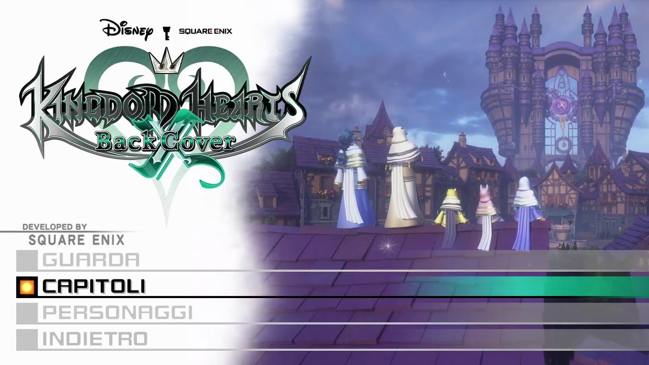 KINGDOM HEARTS BACK COVER X GUARDIAMO I FILMATI