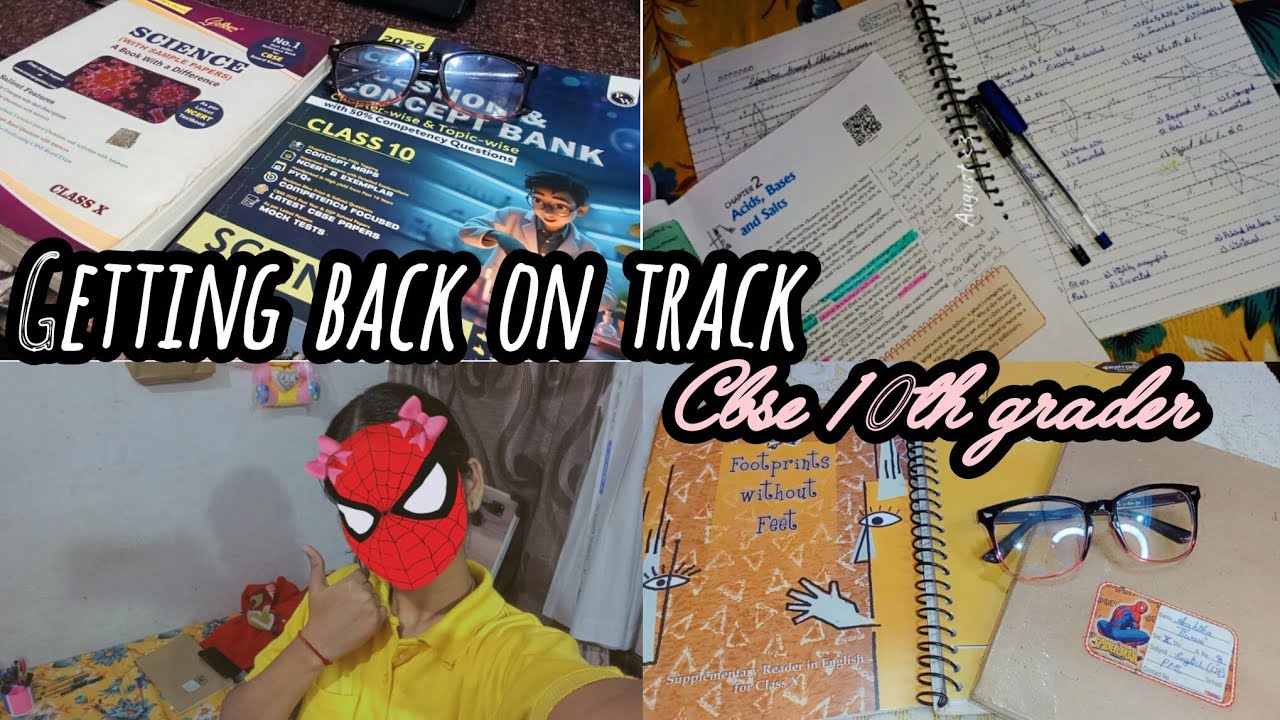 GETTING BACK ON TRACK👀✌🏻 AS A CBSE 10TH GRADER🎀 || YOUR STUDY BUDDY || CBSE BOARD