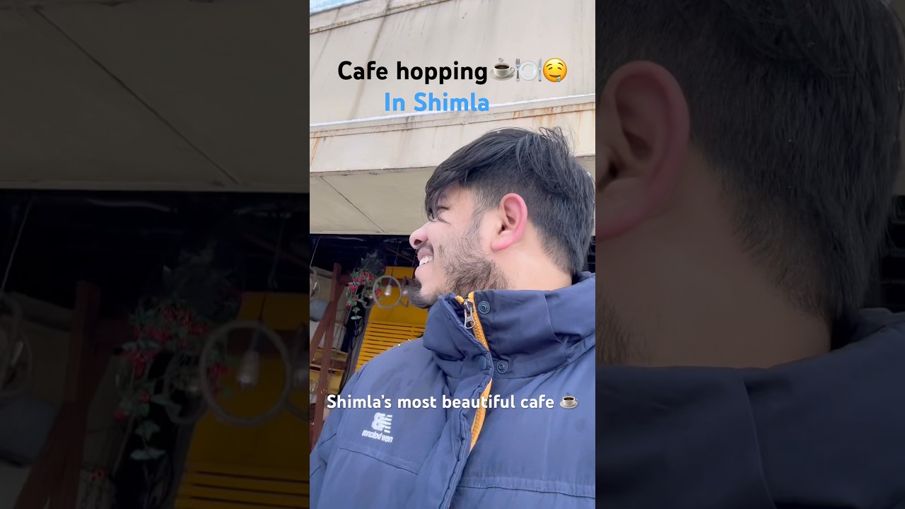 Shimla&rsquo; most beautiful cafe😍😘 #trending #snow #travel #viral #mountains #shimla #cafe #youtube #yt