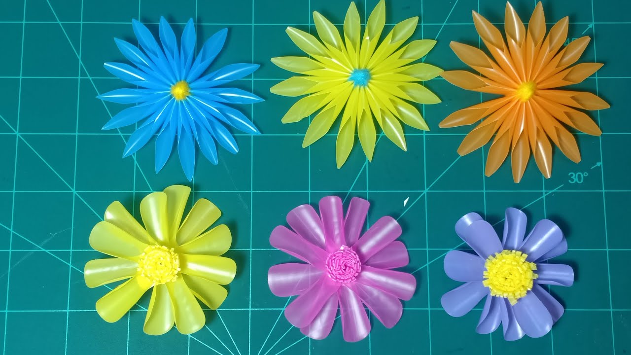 Artificial flowers from tubes/ประดิษฐ์ดอกไม้จากหลอด