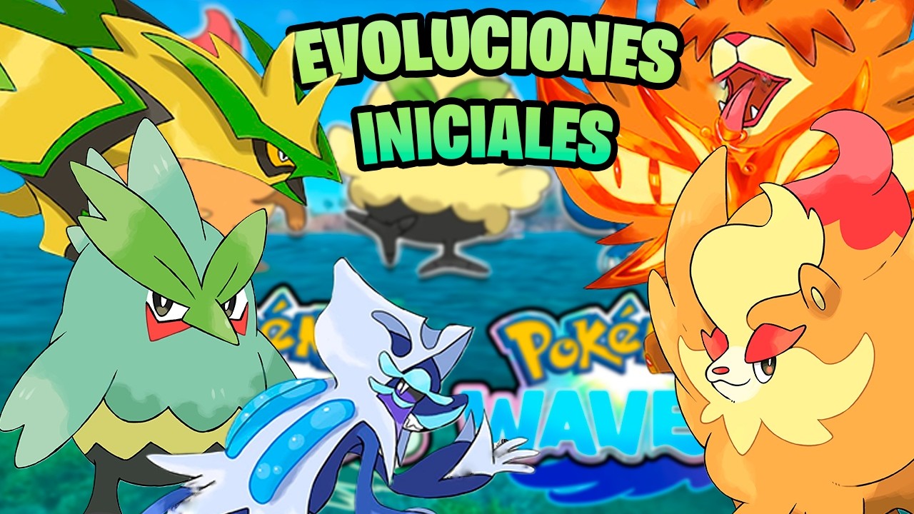 P1 - EVOLUCION DE LOS INICIALES DE POKEMON WINDS & WAVES