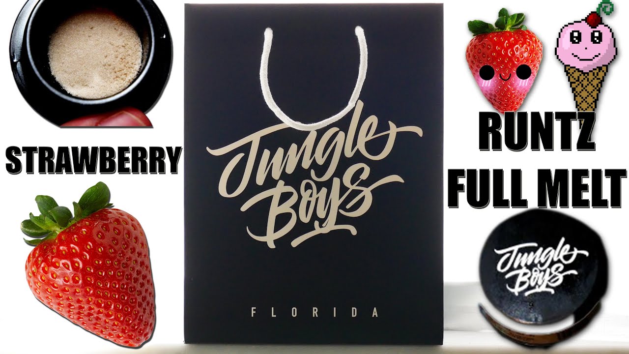 Strawberry Runtz FULL MELT from Jungle Boys | Strain Review by Randy Rhoads FL