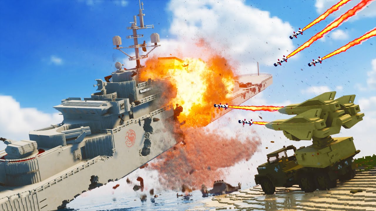 Realistic MISSILE AIR STRIKE Destruction 😱 Teardown