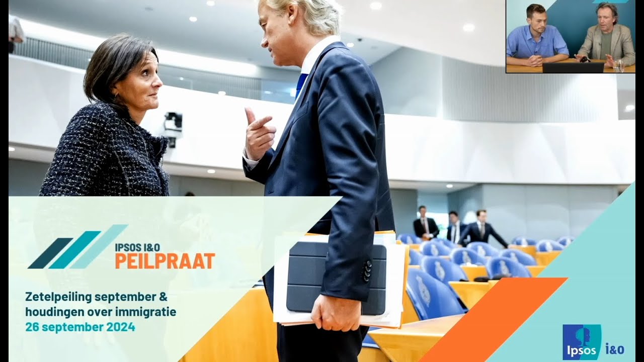 Ipsos I&O Peilpraat: Zetelpeiling september en wat vindt de kiezer nu écht van migratie?