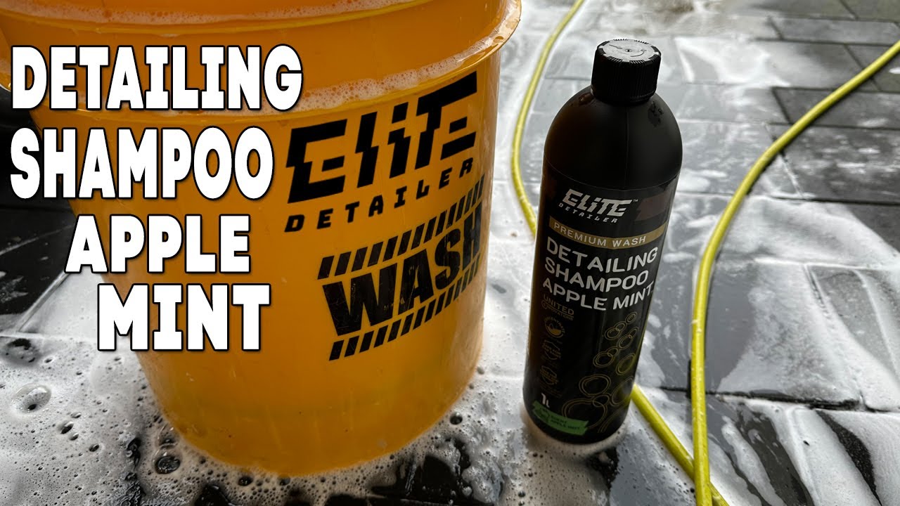 Kwaśny szampon od ELITE DETAILER - detailing shampoo apple mint | Recenzja