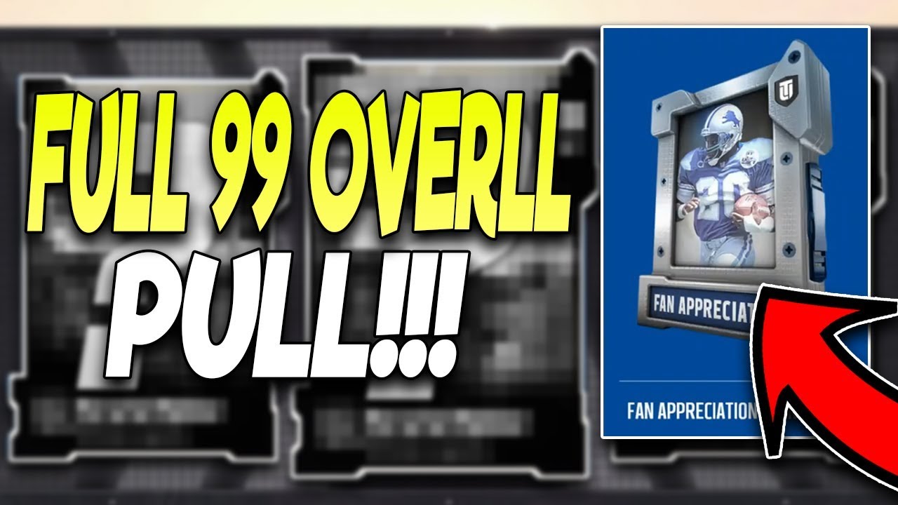 25 FAN APPRECIATION PACK OPENING! FULL 99 UL PULL FROM MUT REWAREDS!| MADDEN 18 ULTIMATE TEAM