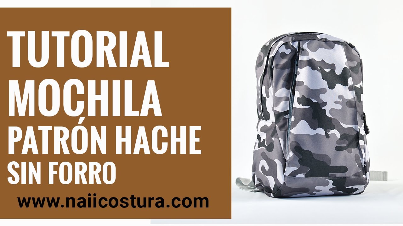 COSER MOCHILA INFANTIL para cole 🎒 Patrón Hache | Tutoriales de costura