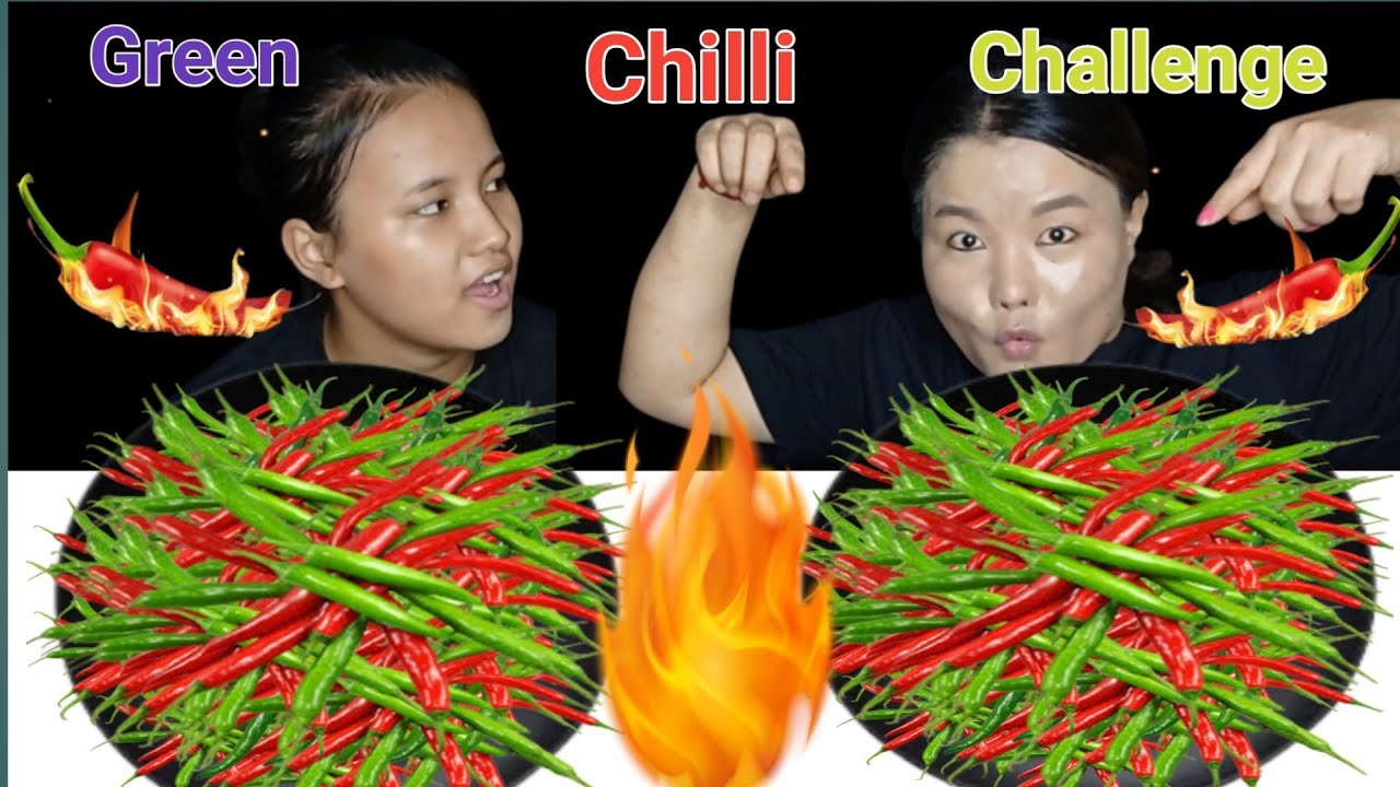 CHILLI EATING CHALLENGE🔥🥵🌶️ | HOTTEST GREEN CHILLI | EATING SHOW