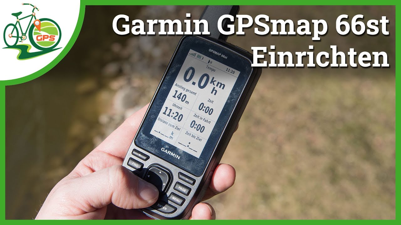 Garmin GPSmap 66st - Anleitung verständlich erklärt 🏁 Grundeinstellung von Datenseiten & Menüs