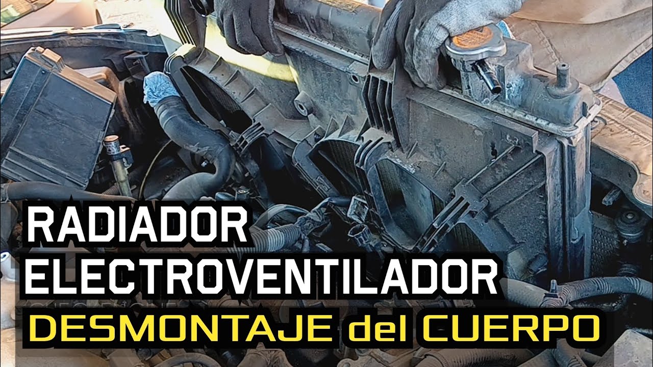 Cómo Sacar el RADIADOR y ELECTROVENTILADOR del CUERPO completo NISSAN MURANO, ROGUE 2003-2007