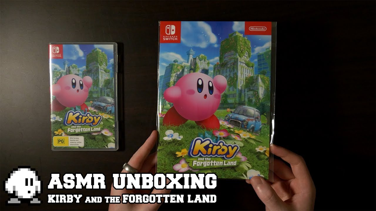 ASMR Unboxing - Kirby and the Forgotten Lands (Soft Spoken)