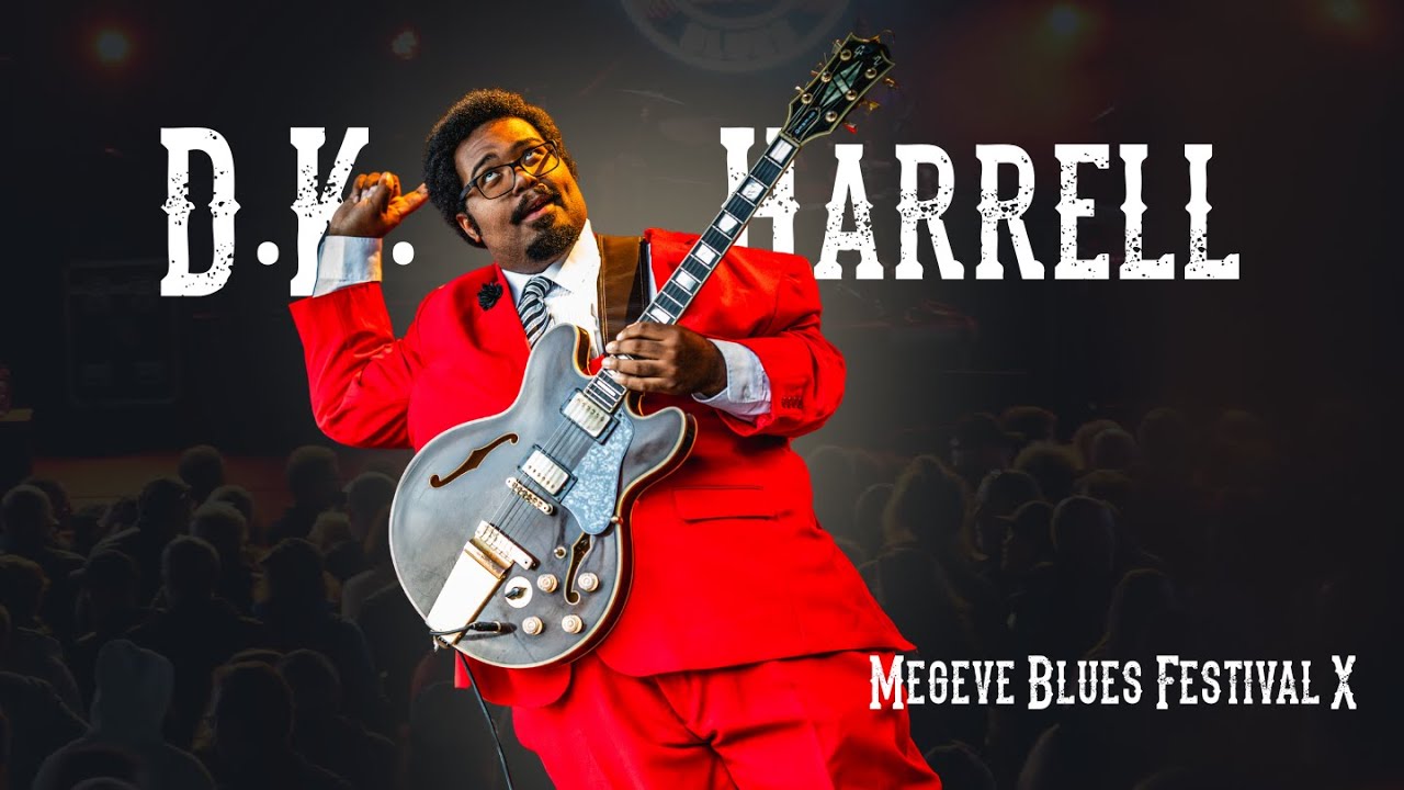 DK HARRELL &ndash; Liven complet au Meg&egrave;ve Blues Festival 2025 | Jeune prodige du Blues