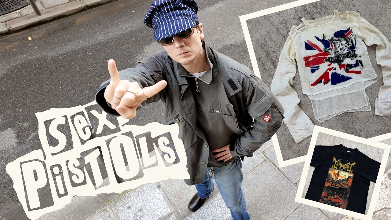 Как я нашел оригинальный мерч SEX PISTOLS 1977 года / Секретный магазин архивной моды в Париже
