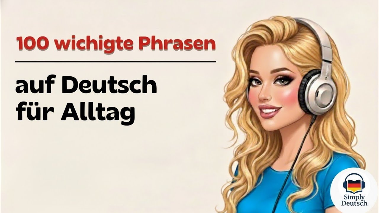 German Podcast / Deutsch lernen &ndash; 100 deutsche Alltagss&auml;tze, die du jeden Tag brauchst 📘🇩🇪