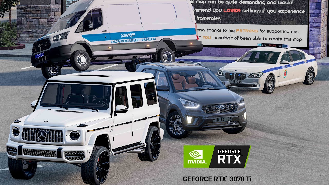 FBI AZƏRBAYCANA BALIĞÇI ÜÇÜN GƏLDİ MERSEDES RANGE ROVER LEXSUS  2 | BeamNG.Driver #malikbedelov RTX