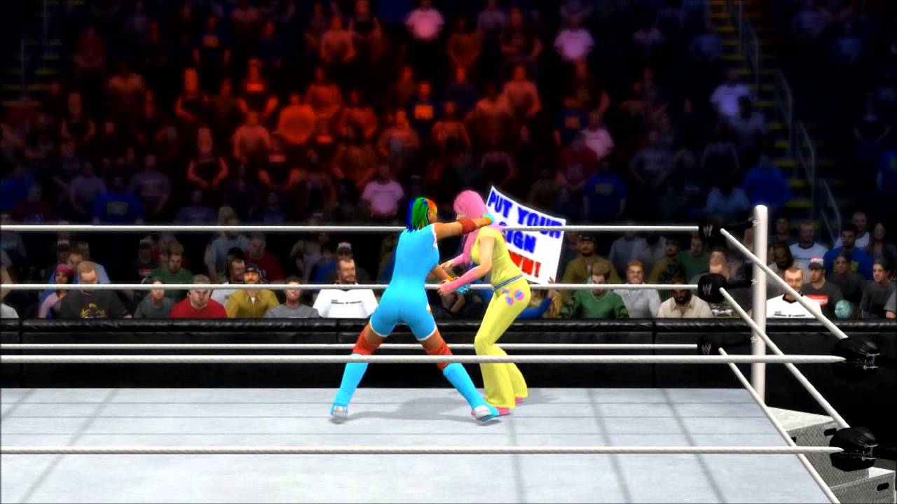 MLP WWE 2k15:  Rainbow Dash vs. Fluttershy!