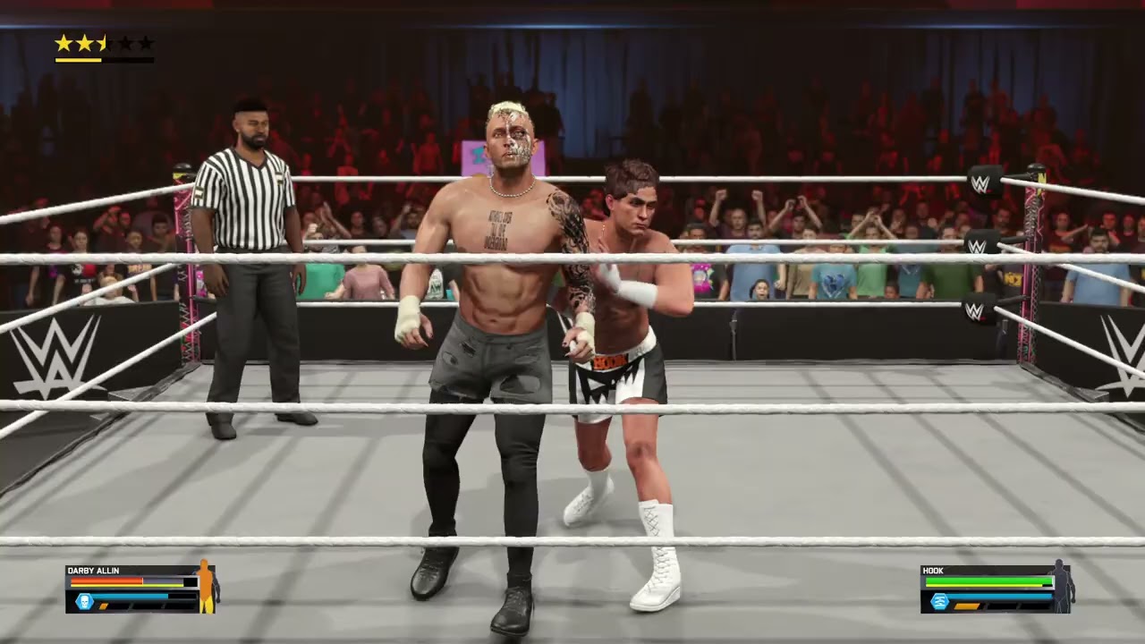 WWE 2K25 Universe Mode - Darby Allin vs Hook