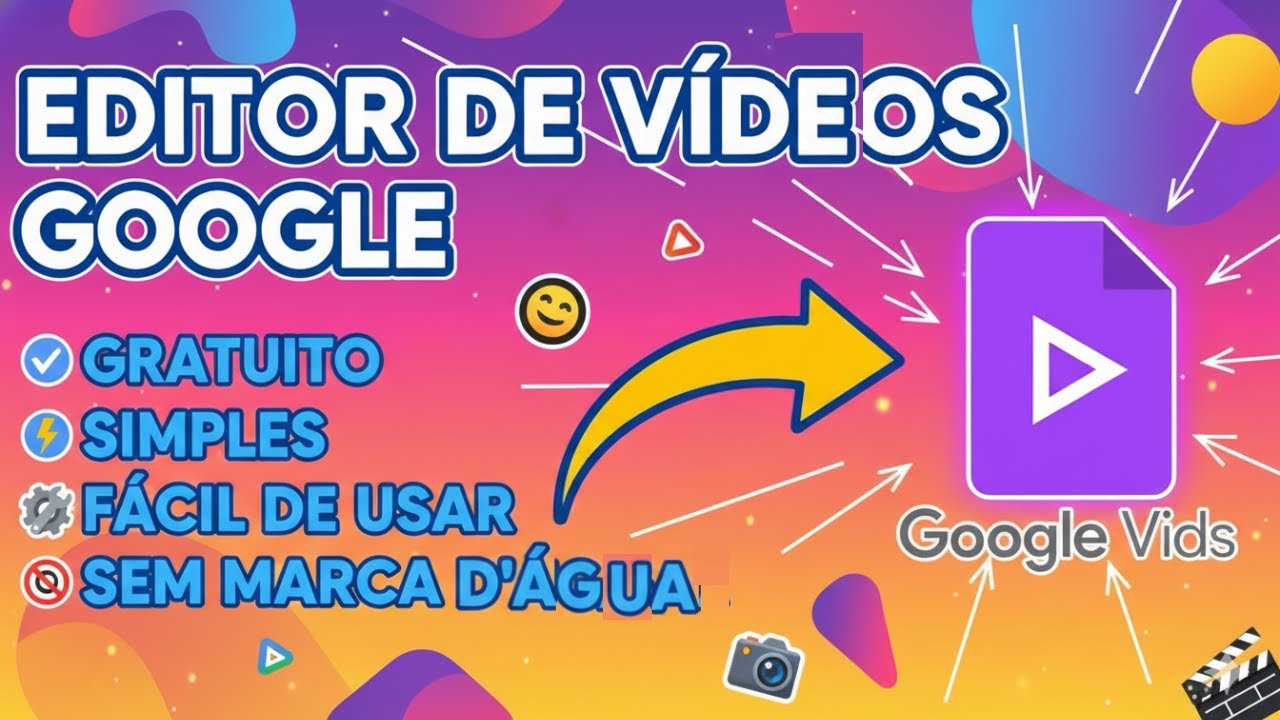 EDITOR DE VÍDEO GOOGLE VIDS GRATUITO E MUITO BOM 😊👍