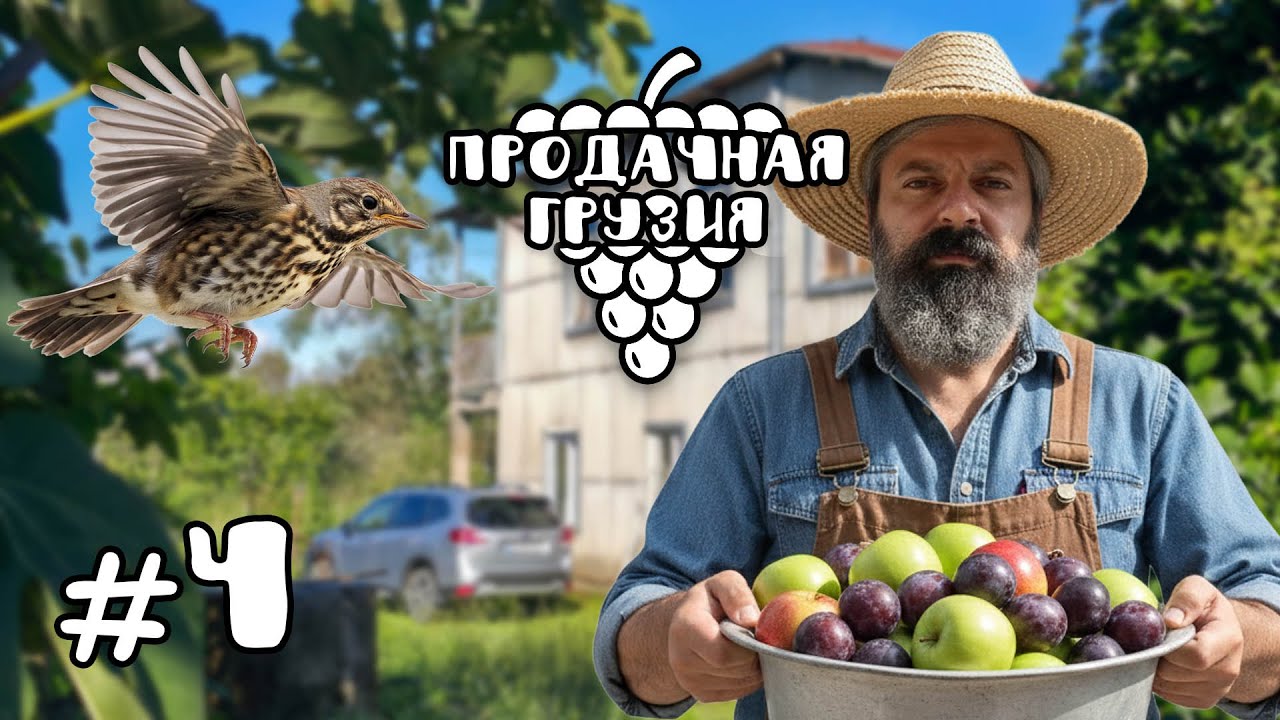 Сбор УРОЖАЯ слив и яблок #4 ПРОДАЧНАЯ ГРУЗИЯ