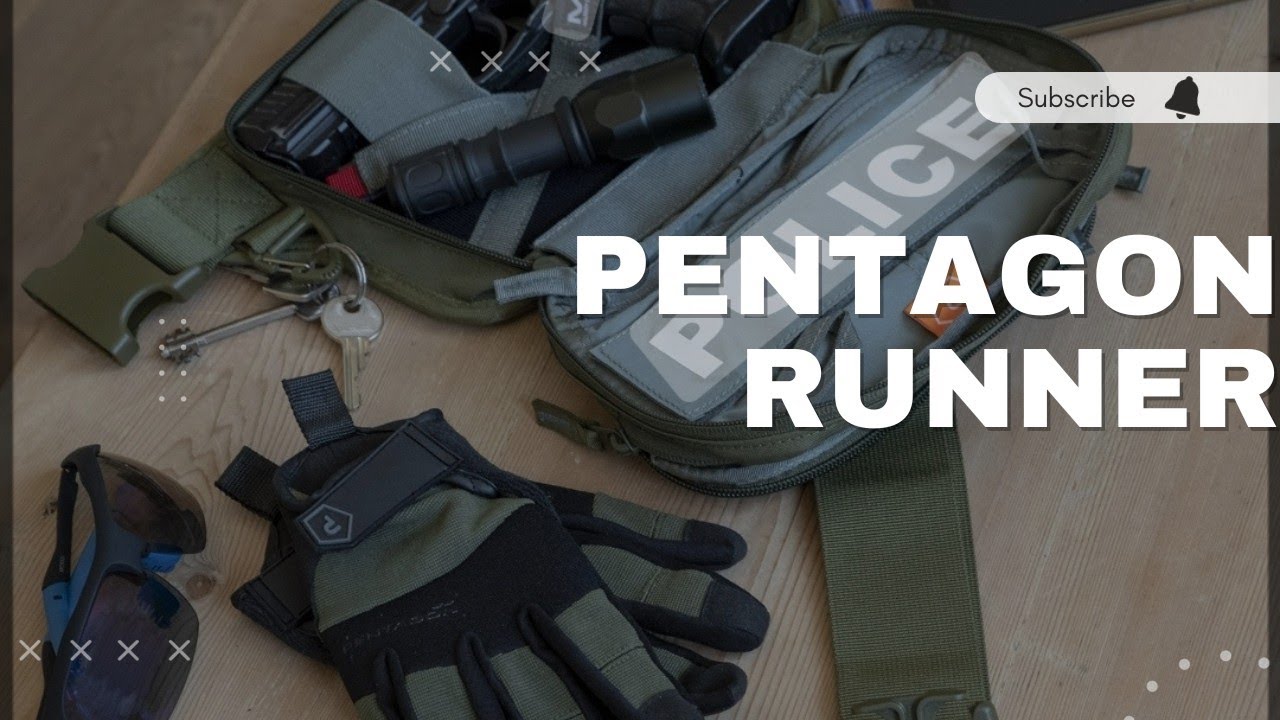 Pentagon Runner/ τσαντάκι μέσης/ edc / aegean prepper Kostas Simeonidis