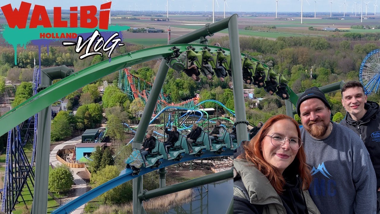 Nix halbes & nix ganzes in Top ACHTERBAHN FREIZEITPARK - Unser VLOG aus dem WALIBI HOLLAND