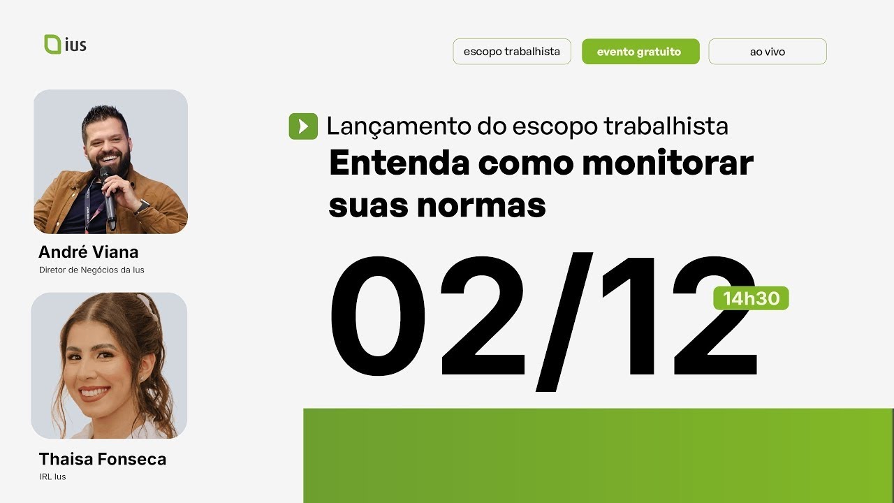 Lançamento do Escopo Trabalhista | Entenda como monitorar suas normas