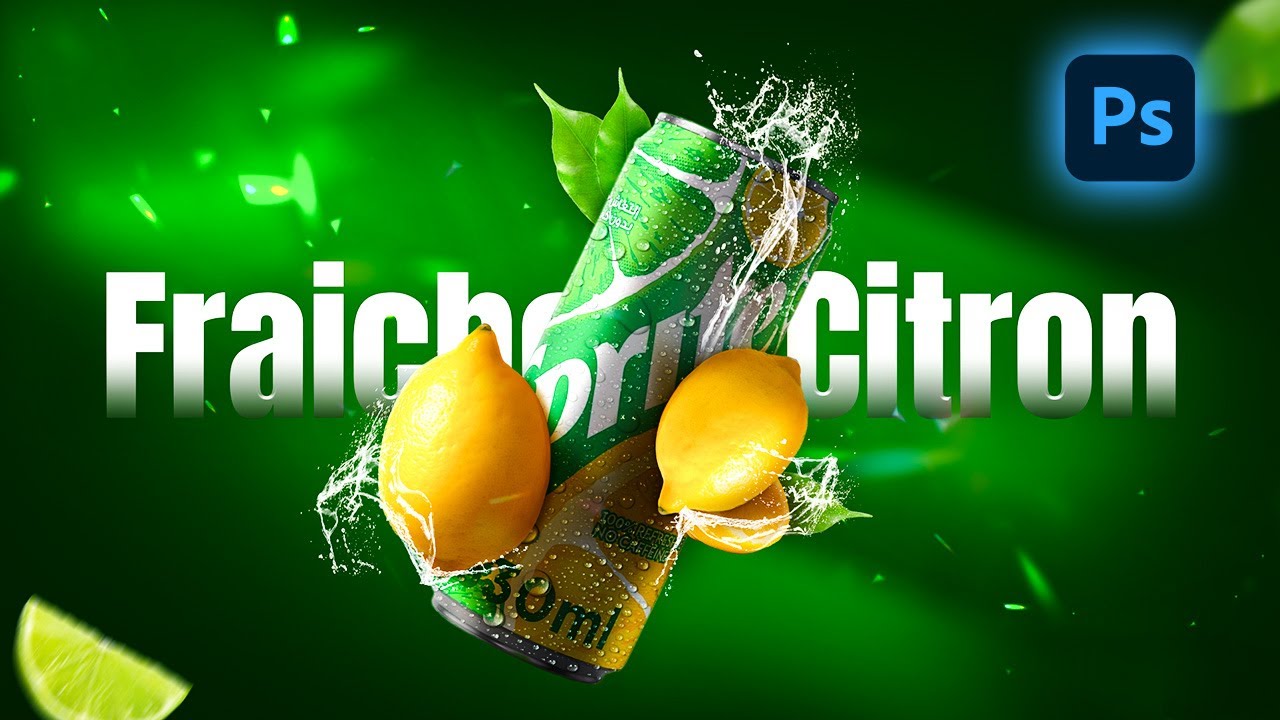 Les Secrets d'un Pro Photoshop pour Créer une Pub Sprite Éblouissante