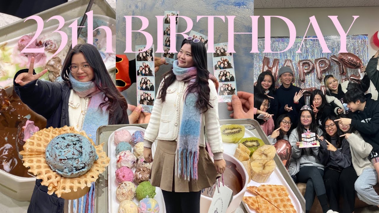 23rd bday vlog 🇰🇷 got surprised, seoul, baskin fondue, K-BBQ, photobooth