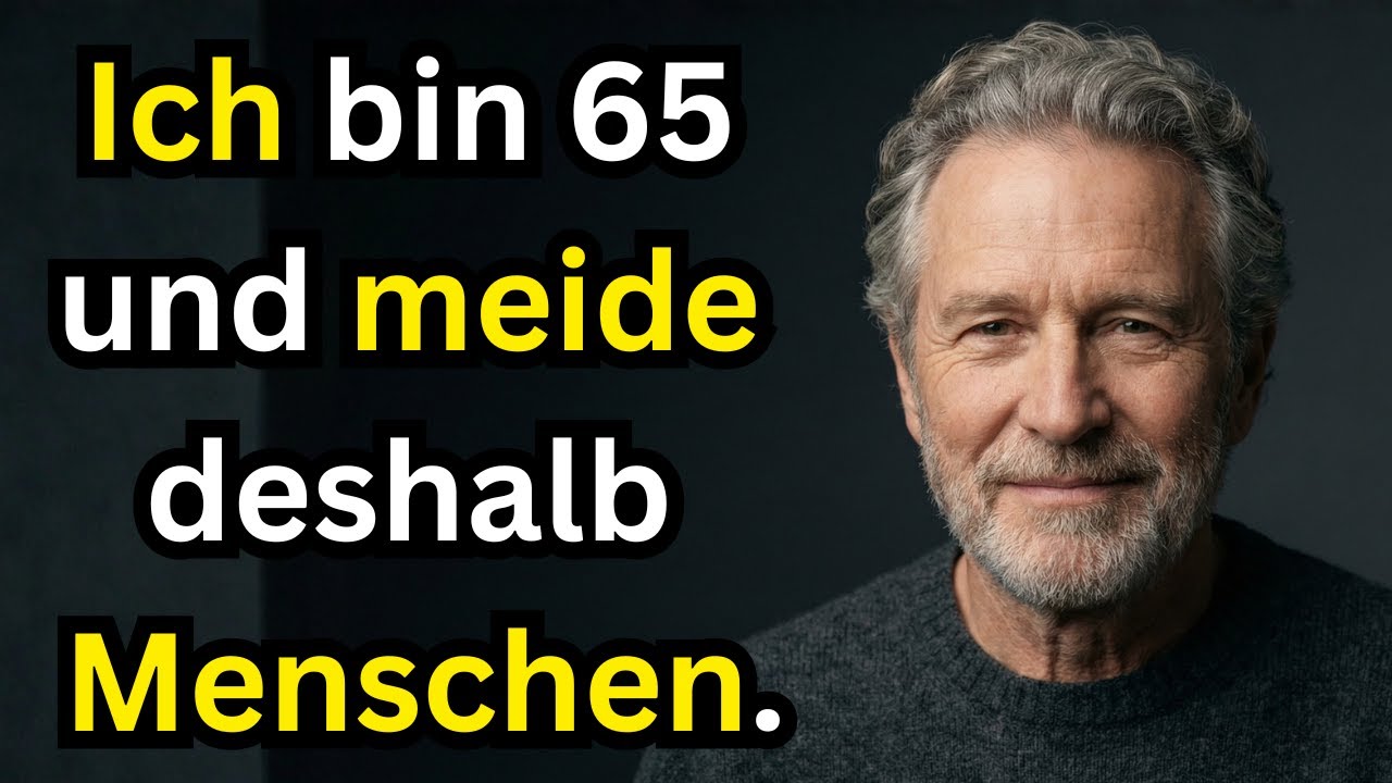 Ich bin 65  Ich meide jetzt Menschen  Und das aus folgendem Grund…