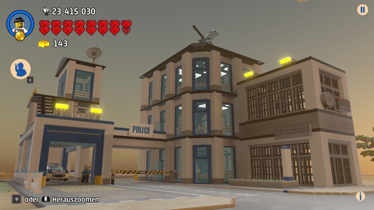 LEGO Worlds -  The New LEGO Police Station in my beautiful LEGO City