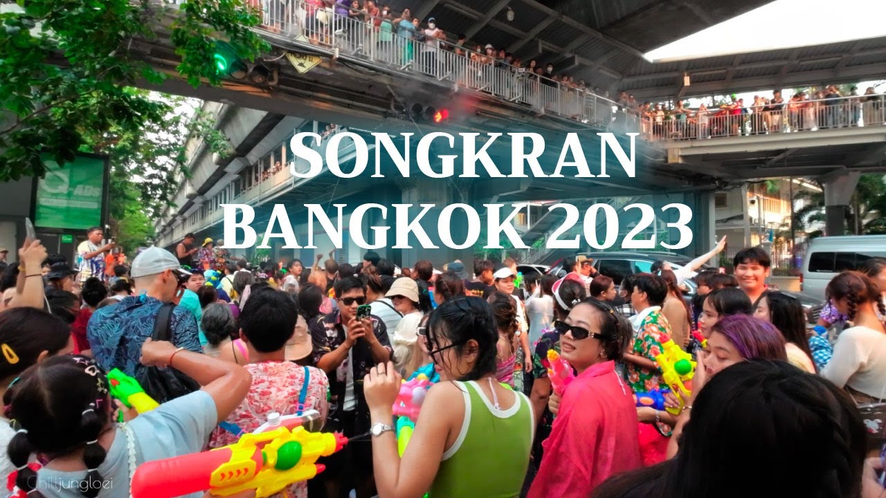 Songkran 2023 at Siam Paragon , Bangkok Thailand  April 2023