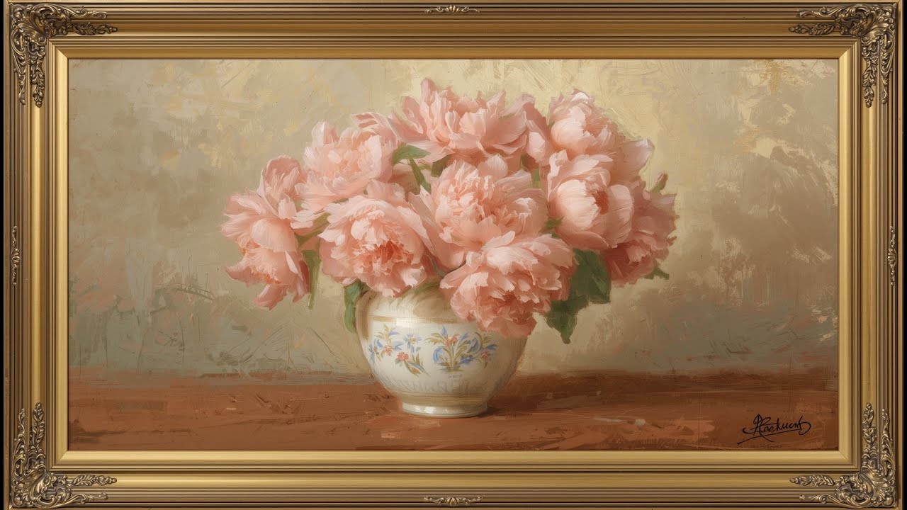 Vintage Floral Art 🌸 Free 2 Hour Samsung Frame TV Screensaver 2026