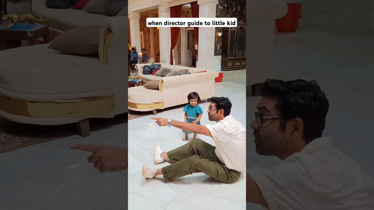 director guide to kid #shooting #doree #filmdirector #youtube #serial #colors