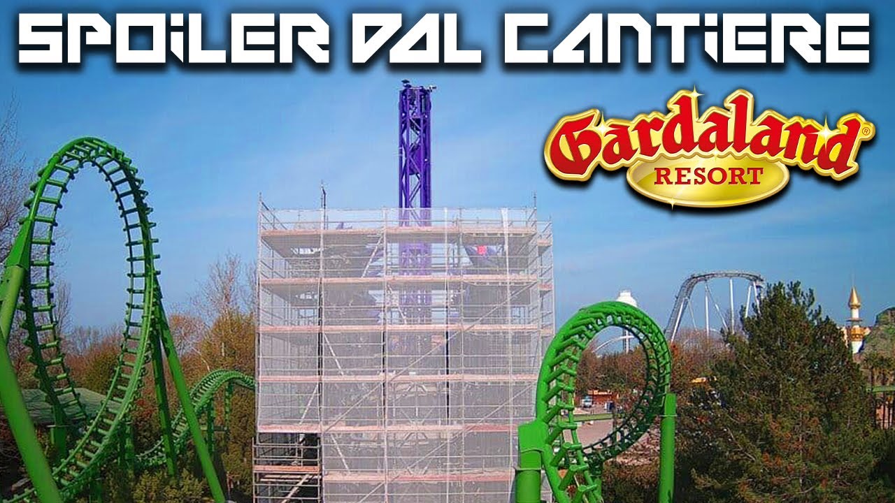 GARDALAND NOVITÀ 2024 ECCO TUTTI GLI AGGIORNAMENTI SULLA TORRE VIOLA + SPOILER DAL CANTIERE 🧐