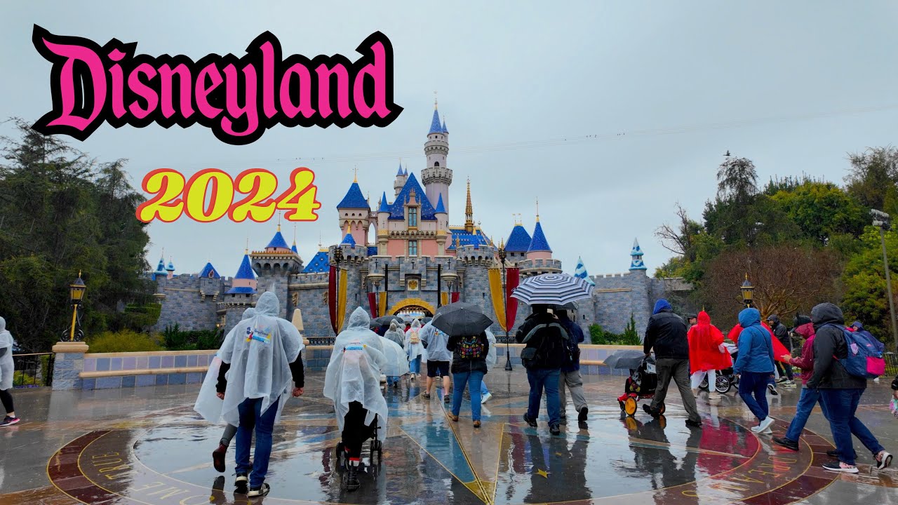 2024 Rainy Day at Disneyland COMPLETE WALKTHROUGH | 4K POV #disney #disneyland #rain #disneyparks