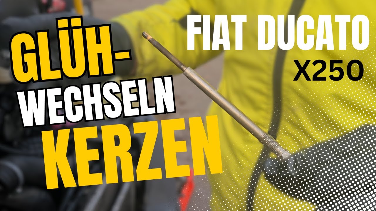 Glühkerzen- und Ladedrucksensor wechseln Fiat Ducato X250