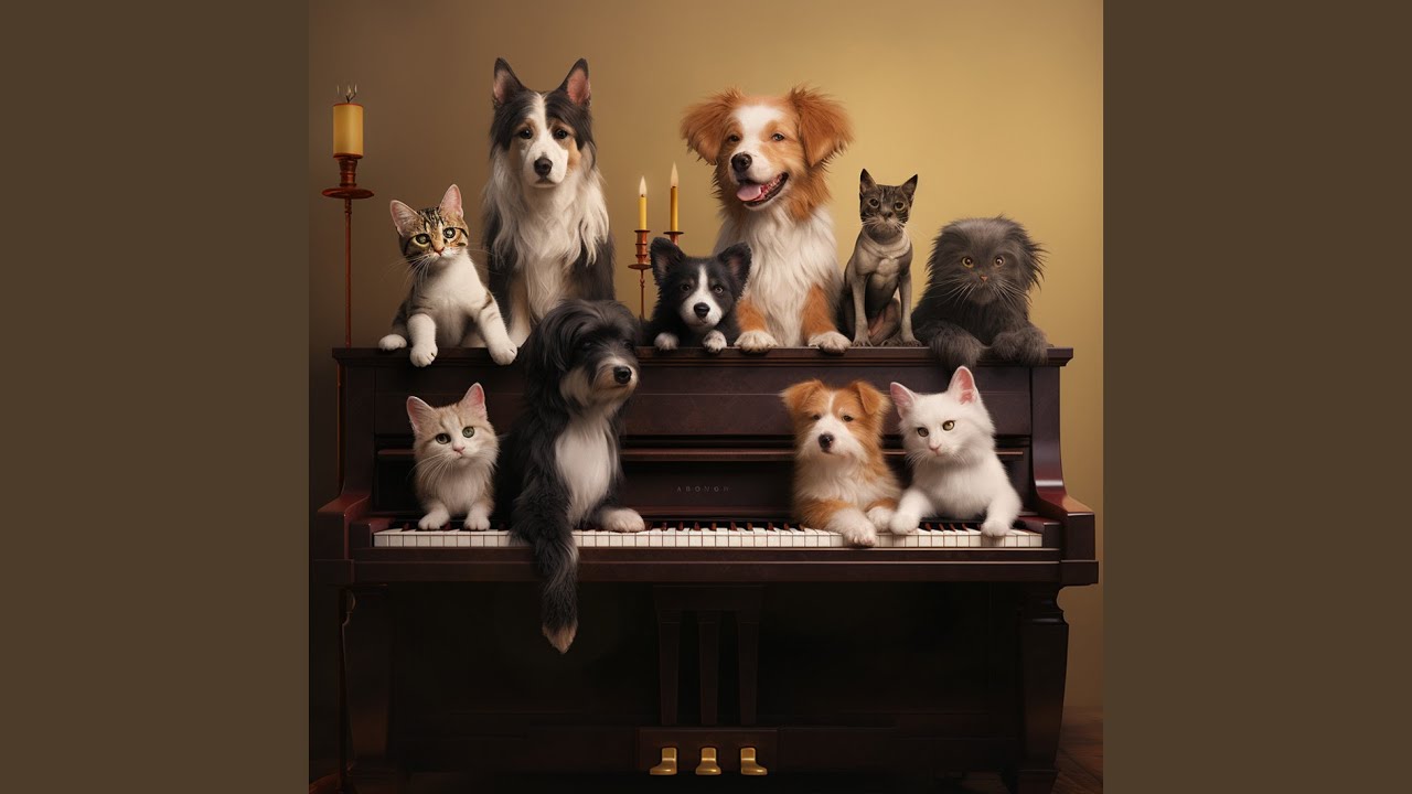 Piano Paws Peaceful Tunes