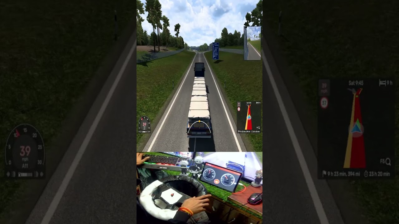 🚛🚛 रात की खतरनाक ड्राइव 🌧️ | Luxembourg ➝ Ukraine | ETS2 1.58 | बारिश में संकरी सड़कें 🚛