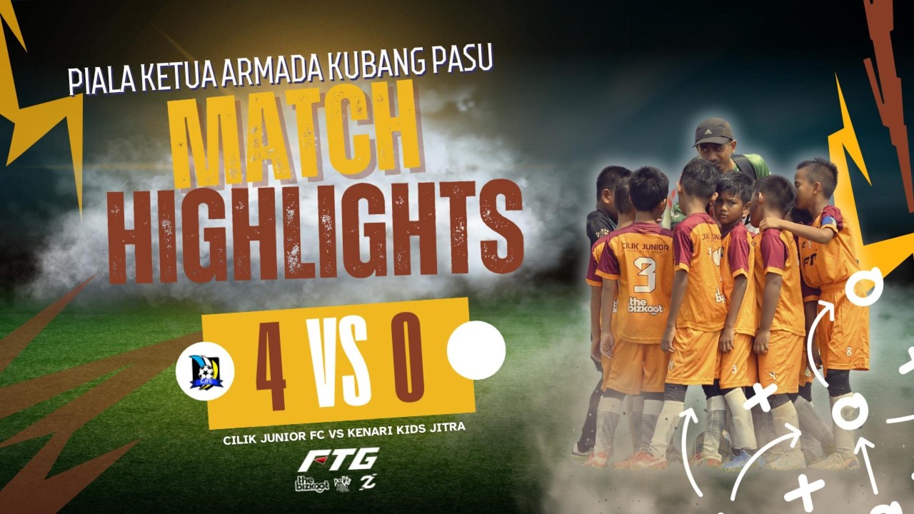 Piala Ketua Armada Kubang Pasu : Cilik Junior FC vs Kenari Kids Jitra