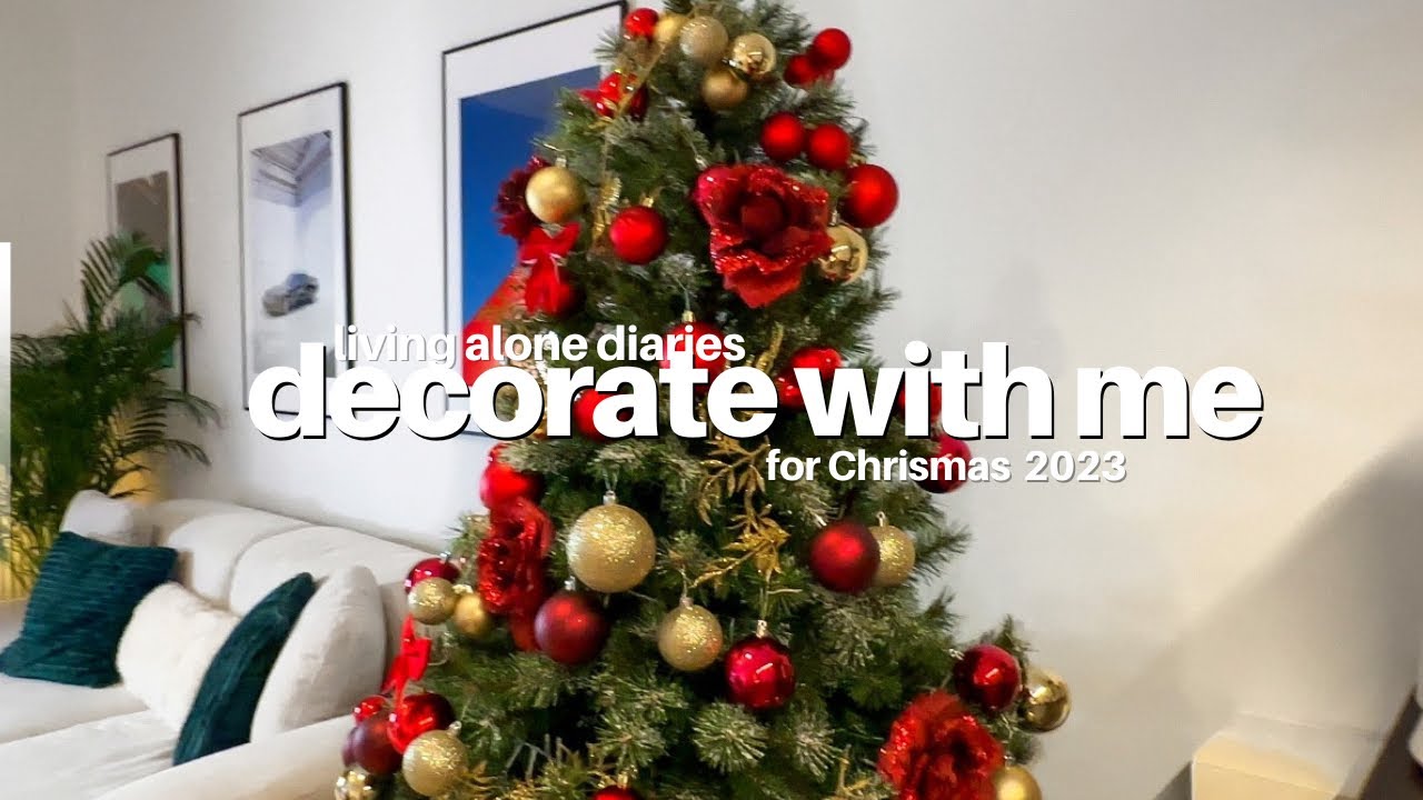 living alone diaries✨decorate my apartment for Christmas with me | preparing for the holidays