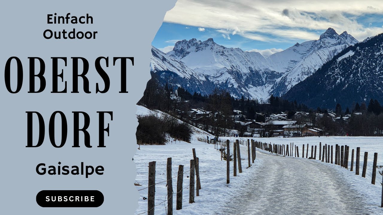 Geniale Winterwanderung - Über den Wallrafweg zur Gaisalpe