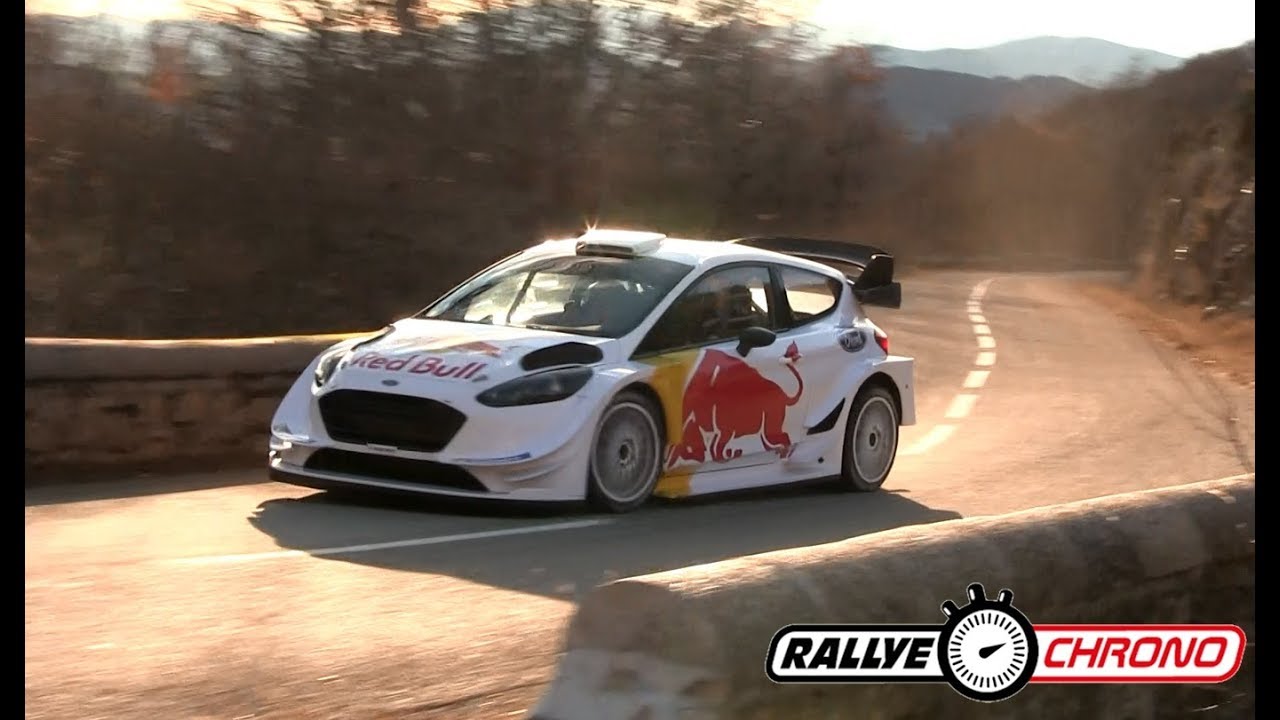 Test Rallye Monte Carlo 2018 - Elfyn Evans / Ford Fiesta WRC - RallyeChrono