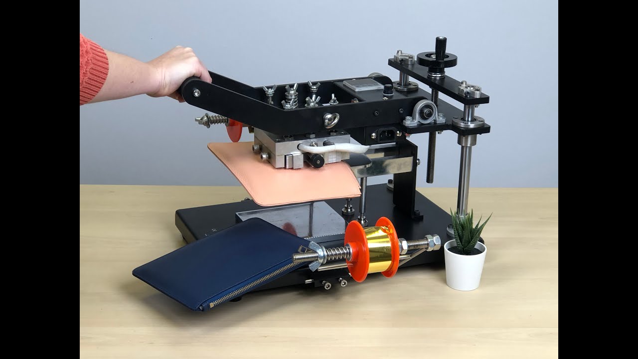 Hot Foil Stamping Machine - hold dies the easy way with our Lock-A-Block System